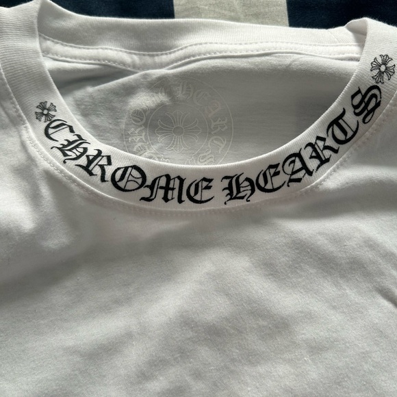 Chrome Hearts Cross White Long Sleeve Tee - Picture 3 of 5